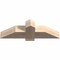 Ekena Millwork Eugene Smooth Timber Gable Bracket, Douglas Fir, 36"W x 10"H x 5 1/2"D x 5 1/2"F, 7/12 Pitch GBW036X10X0606EUG00SDF - alternate 2